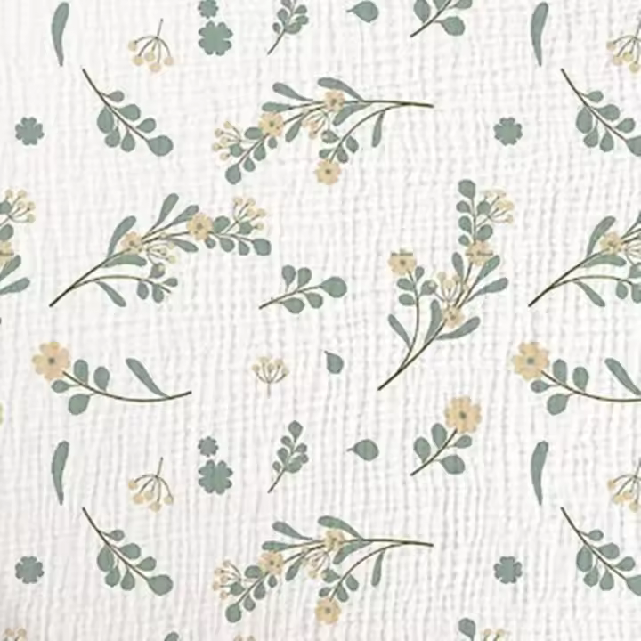 Diadema elástica sin costuras con lazo de muselina de hilo de algodón para bebé, linda diadema hecha a mano para bebé, accesorios para el cabello - 1