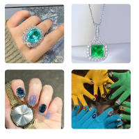 Molde De Silicona Para Joyería DIY En Forma De Corazón Para Cubiculación De Anillos Collares Y Uñas Con Cristal Epoxy Resina - details 6