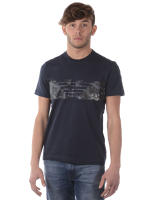 Emporio Armani EA7 Camiseta Algodón Hombre Azul Oscuro 3ZPT44PJ30Z 1554 - details 0