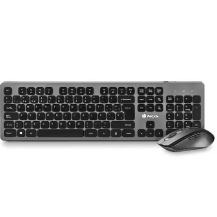 Teclado y Ratón Inalámbricos NGS Idol Kit - 1