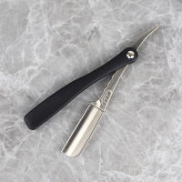 RIRON Afeitadora Manual De Alta Calidad Para Hombres Cuchilla Plegable De Pluma Herramienta De Peluquería Para Rostro - details 4