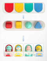 Juguete Educativo Interactivo Para Bebés Montessori Juego De Desarrollo Infantil Pop up Con Efecto Y Causa Juguetes De Aprendizaje Para Niños Y Niñas Aged 3-6 - details 5