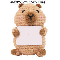 Muñeco De Peluche Positivo Capybara Divertido Octopus Potato Abrazo Emocional Regalo De Navidad Figura De Textil Y Fibra - details 4