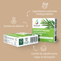 Champú Solid Árbol del Te 80g Colors Of Life Champú solid tea tree, champú natural, eco-friendly, Plastic free - details 0