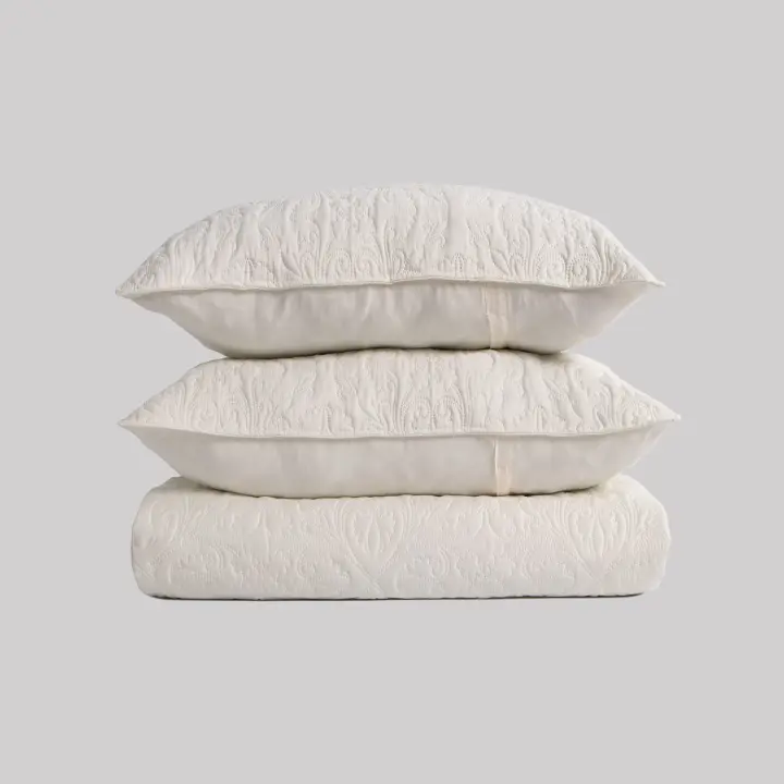 Llartextil Bouty Nova Natural - Colcha de Microfibra Suave con Diseño en Relieve único - 1