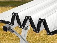 Mesas de camping que se pliegan ligeras, mesa plegable de aluminio de altura ajustable con capa superior de malla, mesa de camping enrollable para campamento al aire libre, picnic, playa, - details 0
