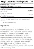 Mega Creatine Monohydrate 120 Cápsulas - Scitec Nutrition - details 1