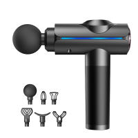 Pistola de masaje, pistola de masaje de espalda de tejido profundo, para relajación muscular y alivio del dolor después del ejercicio, masajeador de impacto con 6 cabezas de masaje, pistola de masaje muscular eléctrica, pistola fascial con paquete portáti - details 0
