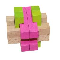 Juego De Puzzle Interlocking De Madera 3D IQ Brain Teaser Kong Ming Lock Lu Ban Para Adultos Y Niños Juguete De Desafío Mental - details 8