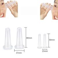 4PCs tazas de masaje facial de silicona Dispositivo de ventosas, juego de ventosas faciales - details 2