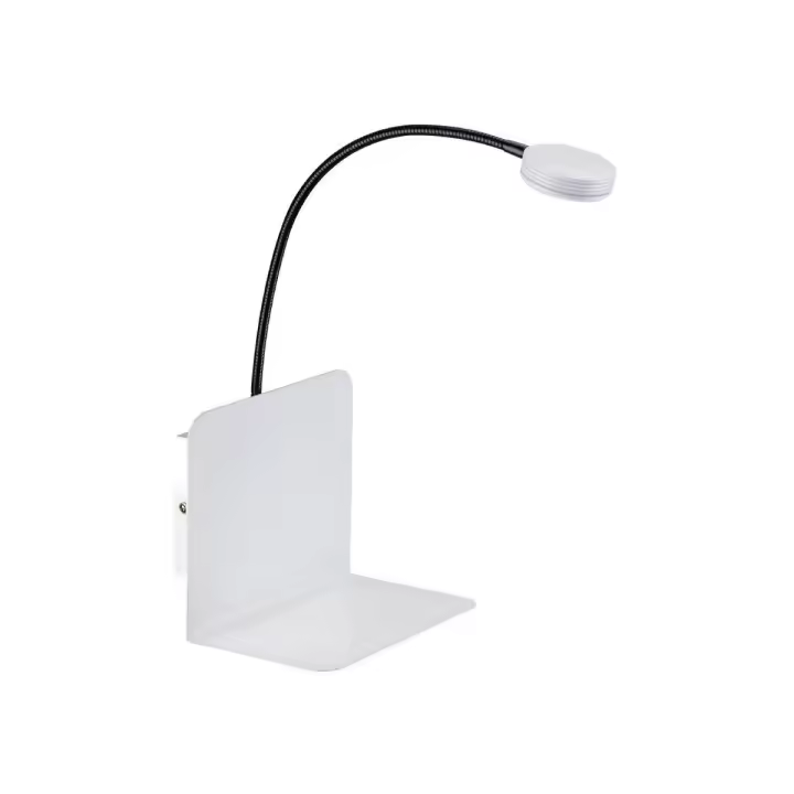 Lámpara de Pared Arles, Metal, Blanco, 20x40x10 cm - 1