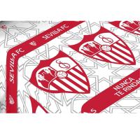 Juego de sábanas Sevilla F.C. Producto Oficial. Juego de sábanas 3 piezas. 50% algodón 50% poliester. - details 1