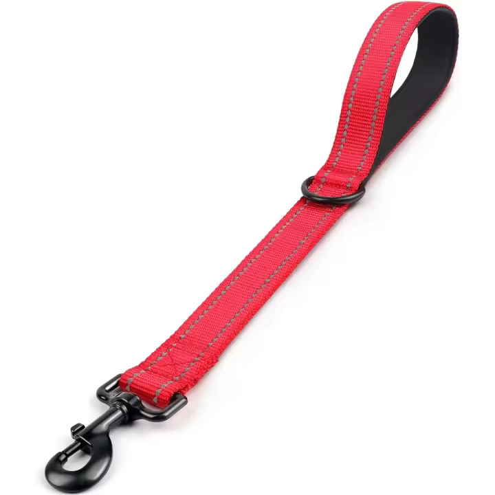 Correa Corta Para Perros Taglory Con Manija Padded Y Cinta Reflectante Correa De Nylon Resistente Para Entrenamiento Y Control - 1