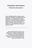 Auriculares Inalámbricos Erazer XT66 Con Traductor De Bluetooth Earphone DIY Equalizer APP Real-Time Traducción Auriculares Con Micrófono - details 15