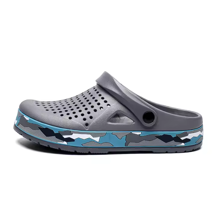Sandalias con plataforma de camuflaje para hombre, zuegos con Suela Eva, a la moda, para Verano y Exterior - 1