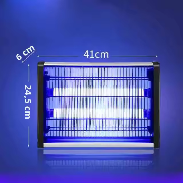 Lampara Eléctrica Repelente De Insectos 20W Mosquitera UV a Trampa Para Control De Plagas 110V/220V Anti-Mosquitos - 1