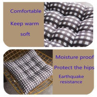 Silla De Comedor Con Almohadilla Cuadrada Gruesa De Tatami Estampado Y Almohadillado Para Asiento Y Espalda Moderno Para Adultos - details 5