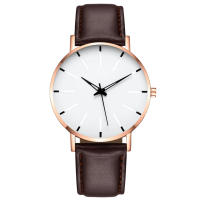 Reloj De Lujo Para Hombres Y Mujeres Reloj De Cuarzo Con Dial De Acero Inoxidable Diseño Casual Nuevo 2024 Correa De Cuero - details 5