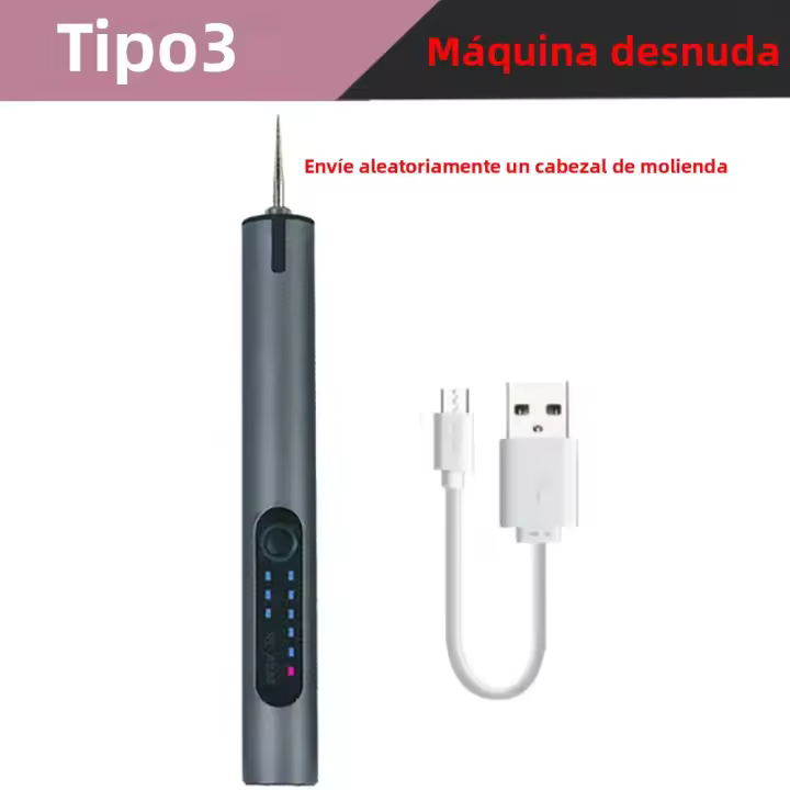 Mini Grabadora Eléctrica Sin Cable 4.2V 5000-10000-18000r Herramienta Rotativa Para Joyería Y Metal Tratamiento De Superficie - 1