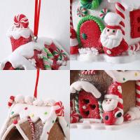 Lámpara De Navidad LED Colgante Con Tema De Papá Noél Y Galletas Regalo Para Decoración De Casa Y Árbol De Navidad - details 9