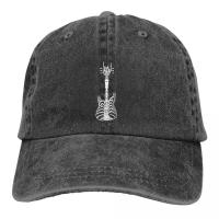 Gorro De Verano Con Visera Y Estampado De Esqueleto De Rock Y Roll Gorro De Dad Trucker Protector Solar Ajustable Para Hombres Y Mujeres - details 0
