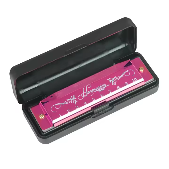 Harmonica SLADE Profesional 10 Agujeros 20 Tonos Colores C Tecla Armonica De Bocina Instrumento Para Principiantes Regalos Para Niños - 1
