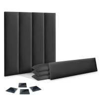 DHOME Juego de Paneles Tapizados de Terciopelo Premium Pack Autoadhesivos para Pared Acústicos Absorbentes Protección Tercera Gama de Colores - details 6