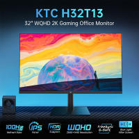 KTC Monitor Gaming 32 pulgadas, 100Hz, 2K QHD 2560*1440 IPS, 109% sRGB, HDR, FreeSync & G-Sync, Pantalla de reducción de luz Azul, HDMI 2.0, DP 1.4, VESA, H32T13, Windows Mac PC, for FPS MOBA RPG RTS Gaming, Office - details 0