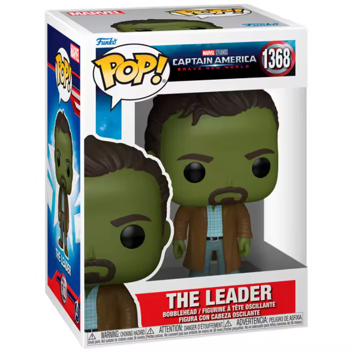 Figura Pop Marvel Capitan America Brave New World The Leader-Figura de Vinilo Coleccionable - Idea de Regalo- Mercancia Oficial - Juguetes para Niños y Adultos - Movies Fans - Muñeco para Coleccionistas y Exposición - 1