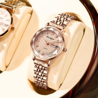 Reloj De Mujer POEDAGAR Moda Impermeable Luminoso Acero Inoxidable Elegante Reloj De Pulsera Para Dama Regalo Con Manos Luminosas Y Fecha Completa - details 6