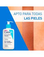 CeraVe Gel Limpiador Anti-rugosidades 236 ml | Exfolia Suavemente con Ácido Salicílico | Alisa, Limpia y Suaviza la Piel Áspera o con Granitos | Con Ceramidas y Niacinamida | Rostro y Cuerpo | Piel Seca o Rugosa - details 1
