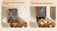 Dispensador De Agua Para Gatos Con Gran Capacidad Y Separación Seco-Húmedo Para Alimentador Automático Contenedor De Alimentos Suministros De Agua - details 3