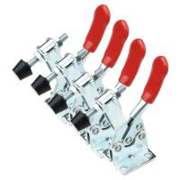 4PCS GH-201B Pinza De Tiraje 100kg Con Libera Rápida Horizontal Herramienta De Fijación Para Carpintería Metal - details 0