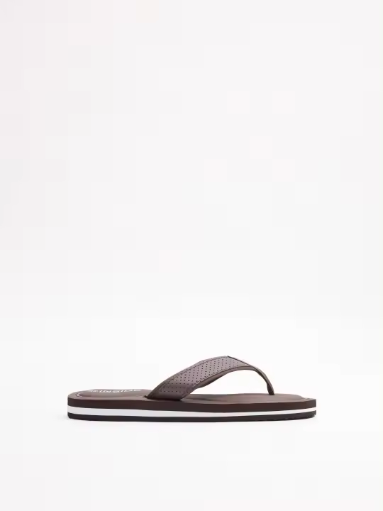 Chancla de dedo cómoda con suela EVA y tejido polipiel perforado, ideal para uso diario INSIDE - 1
