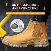 Botas De Seguridad Para Hombre Impermeables Con Punta De Acero Antigolpes Y Antipinchazos Para Actividades Al Aire Libre Senderismo Y Tácticas - details 14