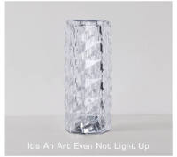 Lámpara De Ambiente LED Cristal Recargable USB Para Decoración De Habitación Fiesta Cena Dormitorio Luz Nocturna - details 14