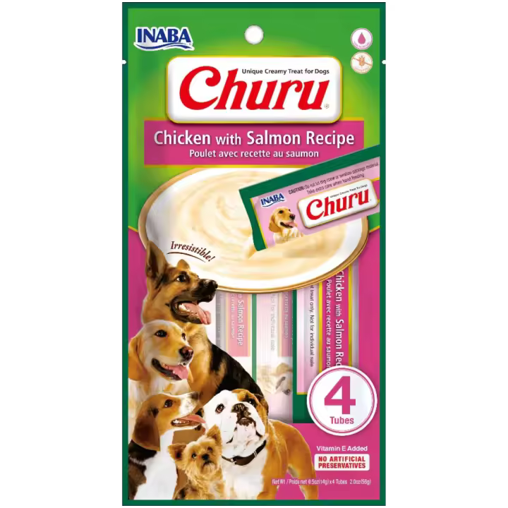 Churu DOG Receta de Pollo y Salmón (12x4x14gr) - 1
