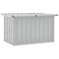 vidaXL Caja de almacenaje para jardín 109x67x65 cm en color Marrón/Verde/Antracita y más - details 3