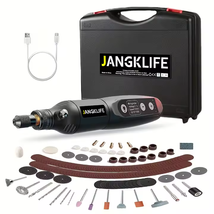 Kit De Herramienta Rotativa Sin Cable USB Para Grabado En Madera Joyería Metal Vidrio Herramienta De Perforación Mini Sin Cable Para DIY En El Hogar - 1