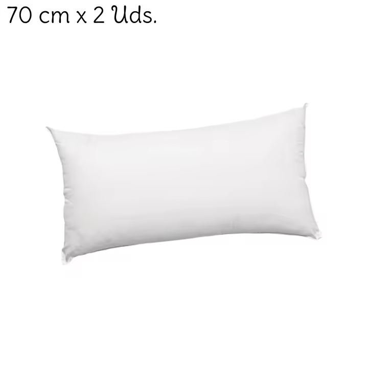 Samborella almohada de fibra de poliéster 100%, antialérgica,  lavable, indeformable, transpirable, higiene garantizada, fibra hueca de alta recuperación - 1