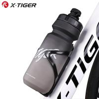 Botella De Agua Para Bicicleta X-TIGER 650ML Deportiva Para Montañismo Y Ciclismo En Carretera Y MTB Portátil Con Cubierta Antipolvo Silicona Alimentaria Color Gradiente - details 0