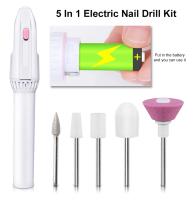 Kit De Uñas Eléctrico 5 En 1 Mini Herramientas De Pulido Y Grabado Para Manicura Y Pedicura Máquina De Archado Y Polvo - details 6