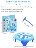 Mini Pingüino Juguete Interactivo De Escritorio Rompiendo Hielo Juego De Puzzle Para Niños Edad Recomendada 3-6Años - details 6