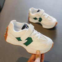 Zapatos Para Niños Y Niñas Suela De Goma Transpirables De Cuero PU Tenis Planos Para Bebés En Colores Rosa/Negro/Ceniza Tallas 21-36 - details 8