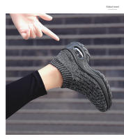 Zapatillas Deportivas Casuales Para Mujer 2024 Suela Gruesa Con Almohadilla Aire Tacón Inclinado Zapatos De Moda Para Mamá Zapatos Transpirables Y Elevados - details 4