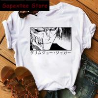 Camiseta Kawaii De Anime Japonés Bleach Con Graficos De Kurosaki Ichigo Y Zaraki Kenpachi Harajuku Para Mujer Camiseta De Algodón Y Poliéster Con Estampado De Dibujos Animados - details 2