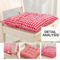 Silla De Comedor Con Almohadilla Cuadrada Gruesa De Tatami Estampado Y Almohadillado Para Asiento Y Espalda Moderno Para Adultos - details 14