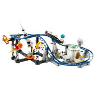 Bloques Educativos Creativos 3-en-1 Coaster Espacial Nave Espacial Juguete De Construcción Para Niños Regalos Para Niños - details 2