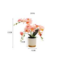 Arreglo De Flores Artificiales En Maceta Orquídea Falsa Phalaenopsis Para Cocina Año Nuevo Dormitorio Regalo De Casa Sala De Estar - details 6