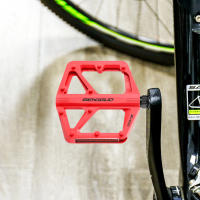Pedales De Bicicleta Ultraligeros Con Doble Rodamiento Y Reflejante Para Montaña Y Carretera Plataforma Plana Para Ciclismo Nocturno - details 0